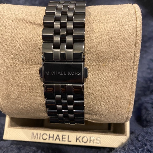 🔥 Michael Kors Watch Lexington Blue Chrongraph - Picture 5 of 6